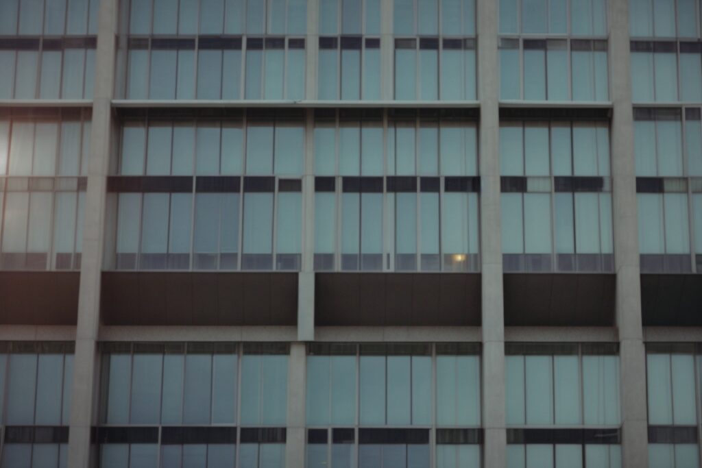 office building with tinted windows in Chattanooga