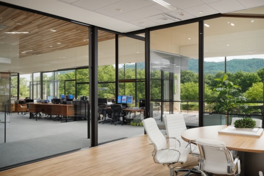 Chattanooga office with energy efficient window film