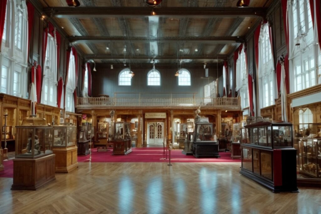 interior of a historical museum in Chattanooga with heat control films